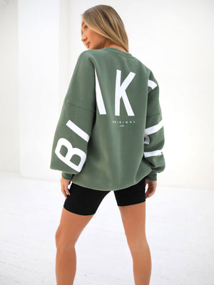 Isabel Oversized Jumper - Green