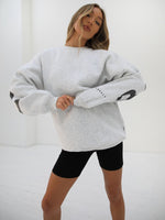 Isabel Oversized Jumper - Marl White