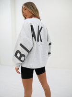 Isabel Oversized Jumper - Marl White
