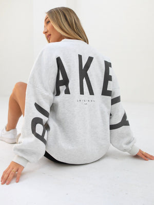 Isabel Oversized Jumper - Marl White