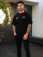 Heaton Oversized Tee - Black