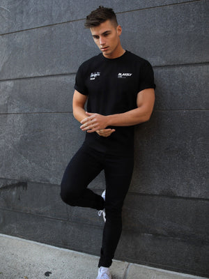 Heaton Oversized Tee - Black