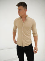 Byron Brushed Soft Shirt - Tan