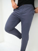 Sloane Stretch Fit Chinos - Light Blue