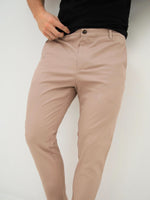 Cavill Slim Fit Tailored Chinos - Pink