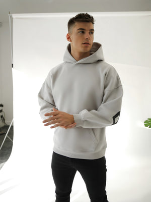 Idris Oversized Hoodie - Stone
