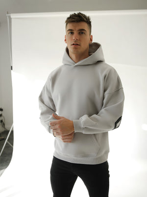 Idris Oversized Hoodie - Stone