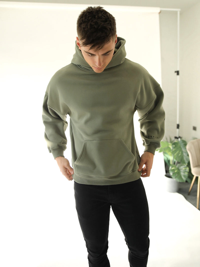 Idris Oversized Hoodie - Green