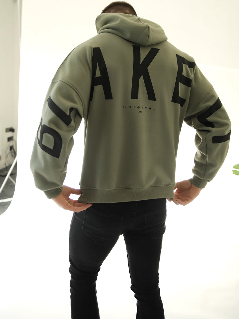 Idris Oversized Hoodie - Green