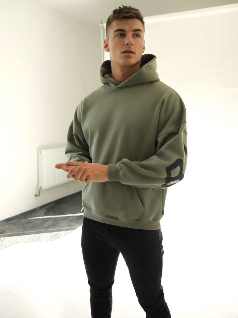 Idris Oversized Hoodie - Green