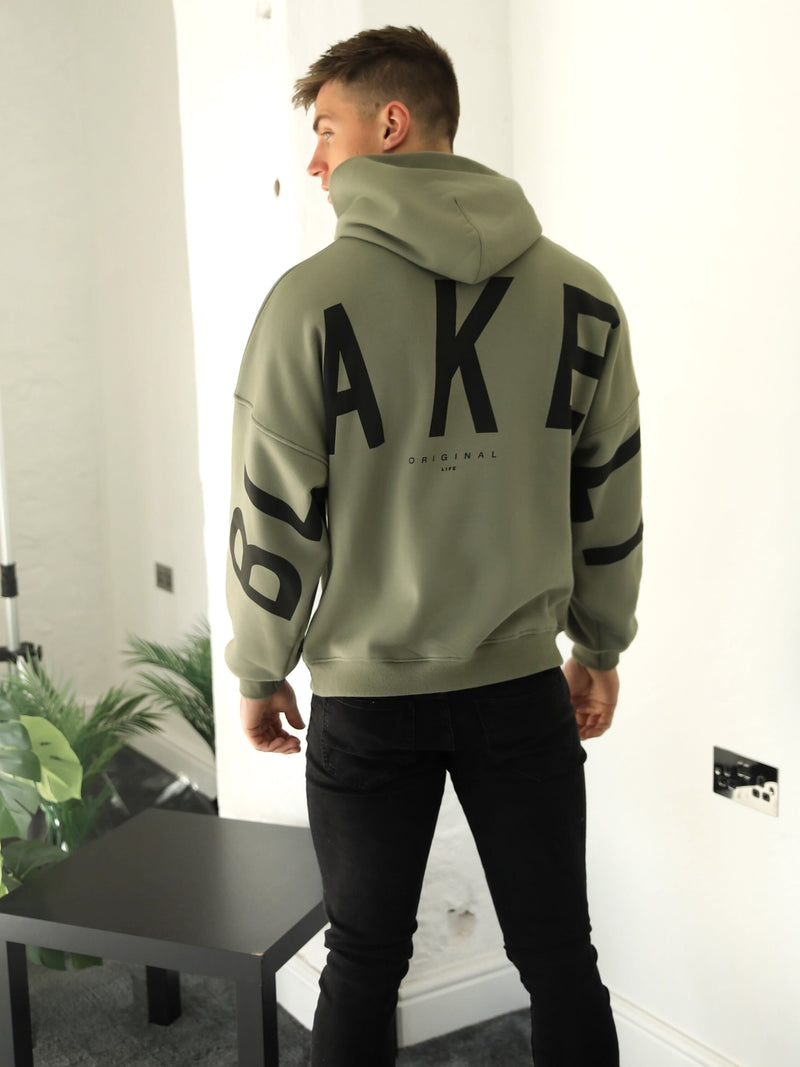 Idris Oversized Hoodie - Green