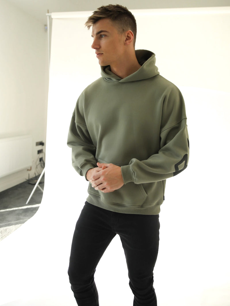 Idris Oversized Hoodie - Green