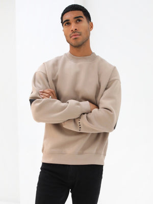 Idris Oversized Jumper - Tan