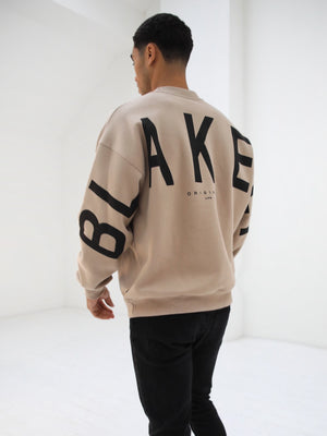Idris Oversized Jumper - Tan