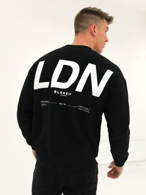 LDN Oversized Jumper - Black