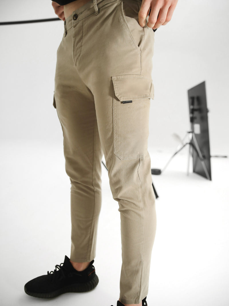 Cargo Trousers - Tan