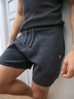 Riad Knitted Shorts - Charcoal