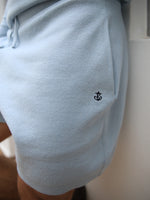 Riad Knitted Shorts - Light Blue