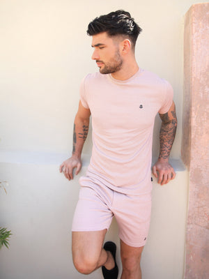 Midar Check T-Shirt - Pink