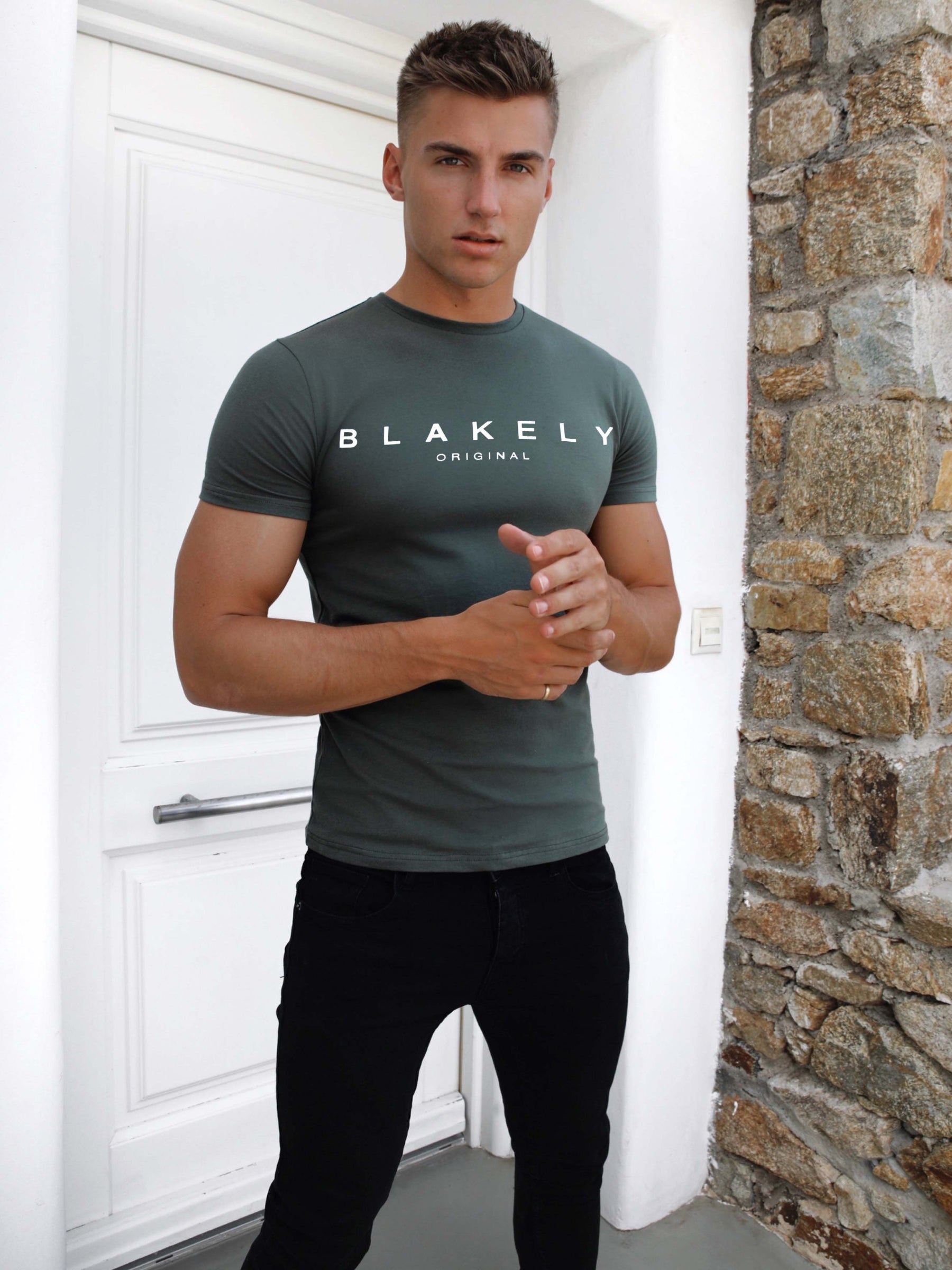 Blakely Clothing Tahiti Mens Green T-Shirt | Free delivery on orders ...