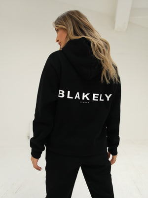 Blakely London Womens Oversized Hoodie - Black