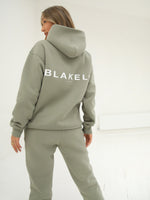 Blakely London Womens Oversized Hoodie - Olive