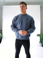 Blakely London Oversized Jumper - Blue