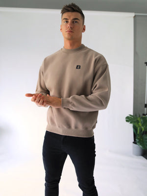 Blakely London Oversized Jumper - Brown