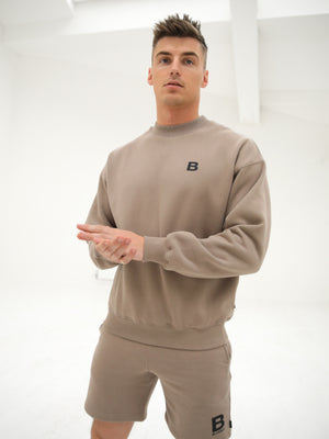 Blakely London Oversized Jumper - Brown