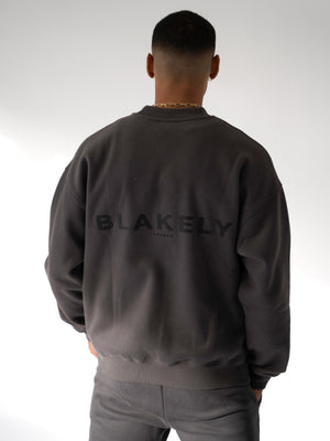 Blakely London Oversized Jumper - Charcoal
