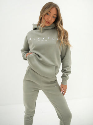 Composure Womens Oversized Hoodie - Olive