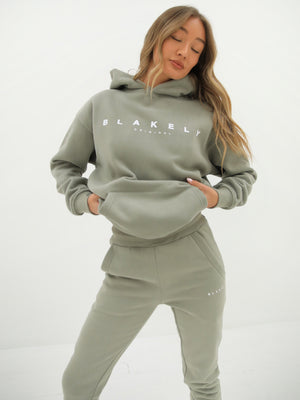 Composure Womens Oversized Hoodie - Olive