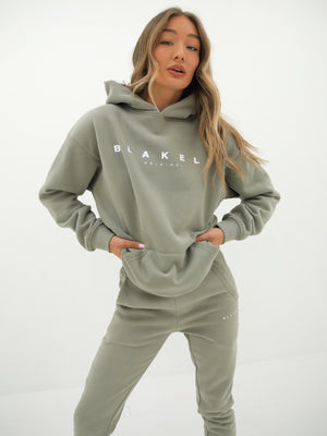 Composure Womens Oversized Hoodie - Olive