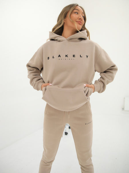 Tan shop oversized hoodie