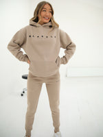 Composure Womens Oversized Hoodie - Tan