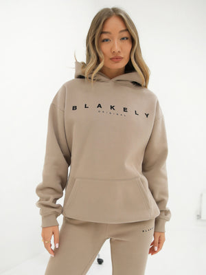 Composure Womens Oversized Hoodie - Tan