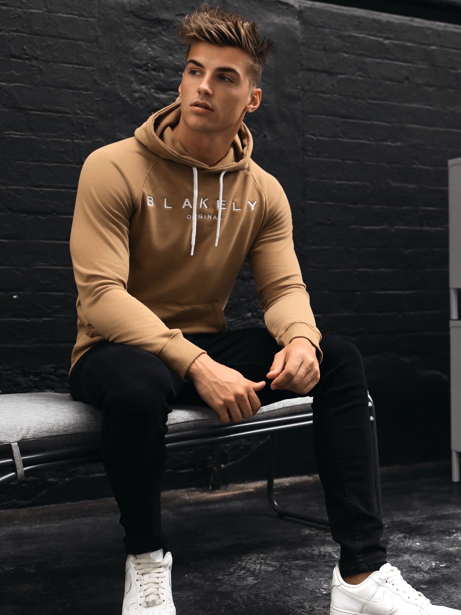 Blakely Clothing Varamero Mens Golden Hoodie | Free delivery on orders ...