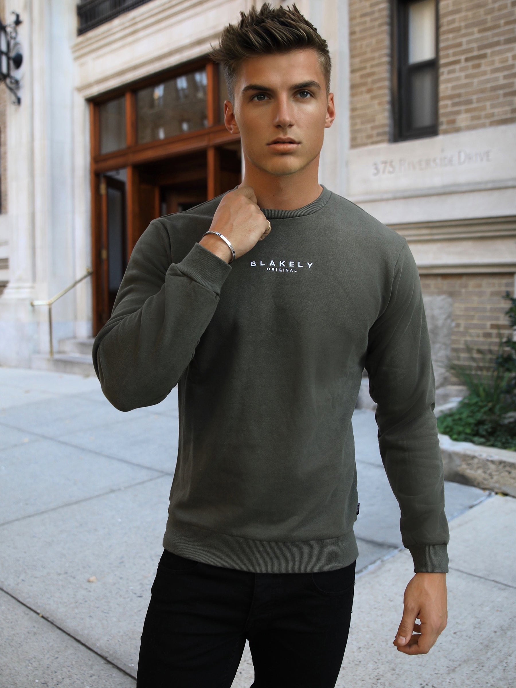 Khaki sales mens jumper