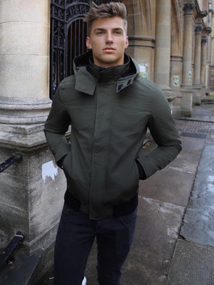 Orley Coat - Khaki Green