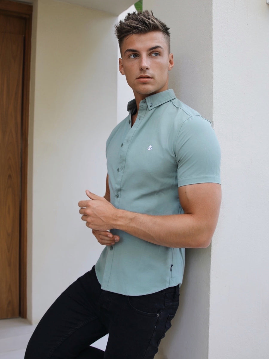 Blakely Clothing Pretoria Mena Green Short Sleeve Shirt | Free delivery ...