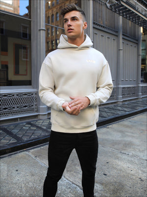 Relay Oversized Hoodie - Chalk