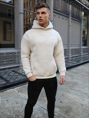 Relay Oversized Hoodie - Chalk