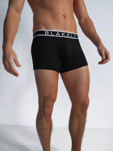 3 Pack Boxer Briefs in Black - TAILORED ATHLETE - ROW