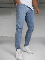 Vol. 9 Slim Ripped Jeans - Blue