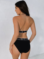 Lana Midi Bikini Bottom - Black