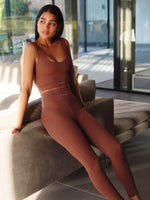 Eve Leggings - Coffee