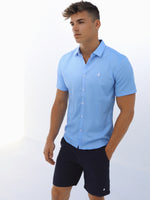 Canberra Short Sleeve Shirt - Blue