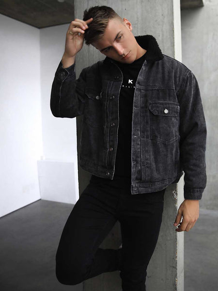 Charcoal 2024 denim jacket