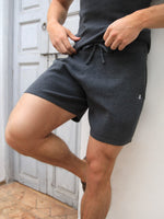 Riad Knitted Shorts - Charcoal