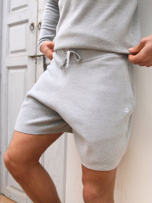 Riad Knitted Shorts - Grey